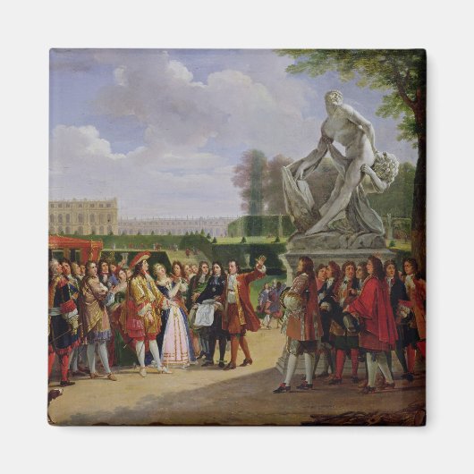 Louis XIV Dedicterend Puget's Milo van Magneet (Voorkant)