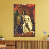 Louis XIV in Royal Costume, 1701 Canvas Afdruk (Insitu (Woonkamer))