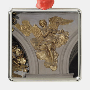 Louis XIV stijlengel, van de boog tot de boog Metalen Ornament