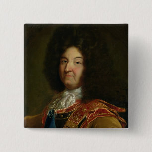 Louis XIV Vierkante Button 5,1 Cm