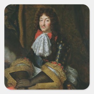 Louis XIV Vierkante Sticker