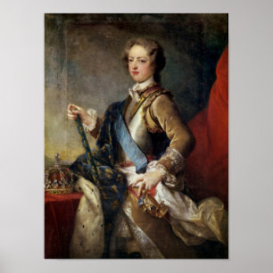 Louis XV 15 jaar, na 1725 Poster