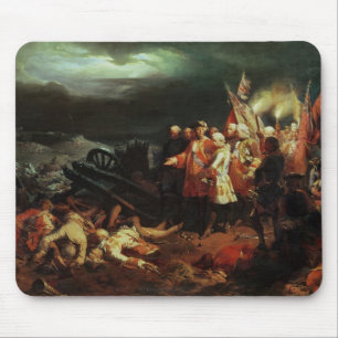 Louis XV Bezoek het slagveld Muismat