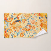 Louis XV Fleurs Botaniques et Paisleys (Serviette à main)