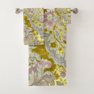 Louis XV Fleurs de marguerite verte et rose