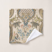Louis XV Floral Imprimer Élégantes Serviettes de b (Gant de toilette)