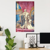 Louis XV in Coronation Robes Poster (Thuiskantoor)