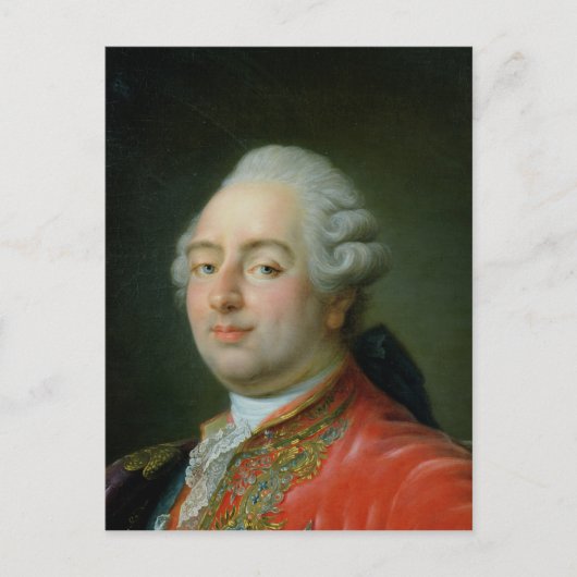 Louis XVI 1786 Briefkaart (Voorkant)