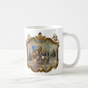 Louis XVI en Marie Antoinette SPARKLE Mirror Coffe Koffiemok