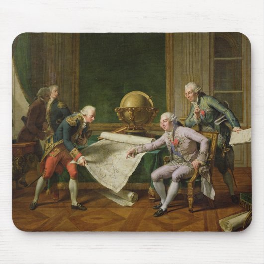 Louis XVI Instructies voor La Perouse Muismat (Voorkant)