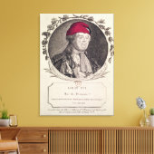 Louis XVI met een frygiaans bonnet Canvas Afdruk (Insitu (Woonkamer))
