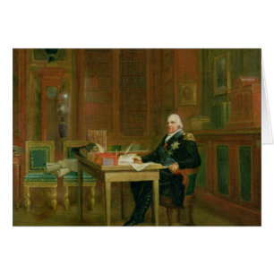 Louis XVIII dans son étude chez le Tuileries