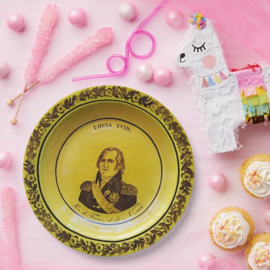Louis XVIII Papieren Bordje (Feest)
