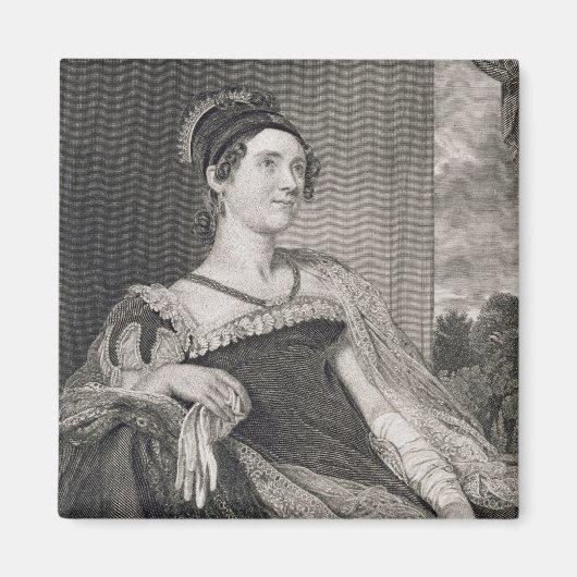 Louisa Catherine Adams (1775-1852) engraved by G.F Magneet (Voorkant)