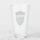 Louise Alberta Canada Travel Art  Glas (Achterkant)