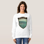 Louise Alberta Canada Travel Art Trui (Voorkant volledig)