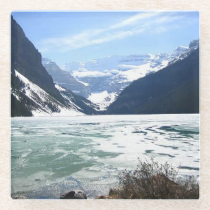 Louise, Banff, Alberta, Canada Glazen Onderzetter