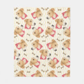 Louise Boxer Mix Fleece Deken (Voorkant)