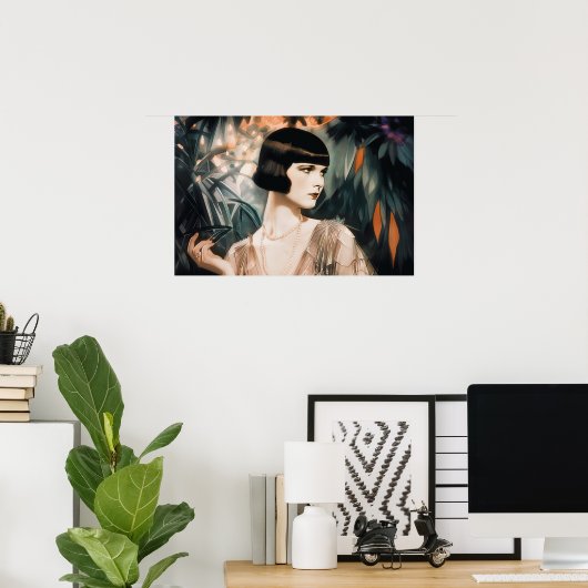 Louise Brooks dans les années 1920 Poster de Miami (Bureau à domicile)