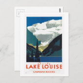 Louise Canadian Rockies Canada Briefkaart (Voorkant / Achterkant)