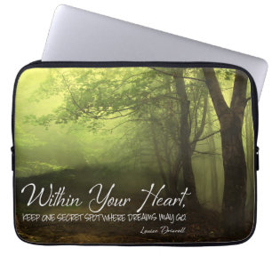 Louise Driscoll Inspirerend citaat "Binnen" Laptop Sleeve