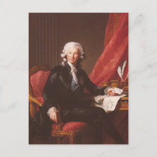 Louise Elisabeth Brun-Portrait van Charles Calonne Briefkaart