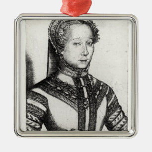 Louise Labe La Belle Cordiere, 1555 Metalen Ornament