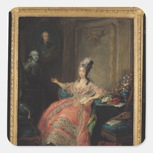 Louise Marie Josephine of Savoy Vierkante Sticker (Voorkant)