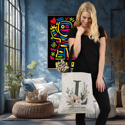 Louise's stralende kracht - Boho Chic Monogram Crossbody Tas