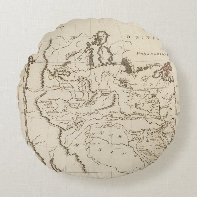 Louisiana 4 rond kussen (Voorkant)