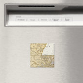 Louisiana Atlas Map Magneet (Insitu (Vaatwasser))