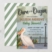 Louisiana Bayou Baby shower Invitation (Devant / Derrière)