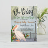 Louisiana Bayou Baby shower Invitation (Debout devant)