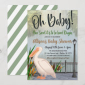Louisiana Bayou Baby shower Invitation (Devant / Derrière)