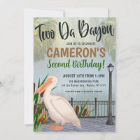 Louisiana Bayou Invitation d'anniversaire