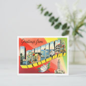 Louisiana  Big Letters Briefkaart (Staand voorkant)