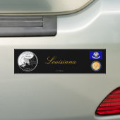 LOUISIANA BUMPERSTICKER (Op auto)