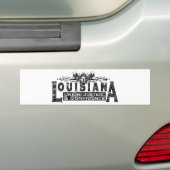 Louisiana Bumpersticker (Op auto)