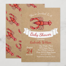 Louisiana Cajun Crawfish Baby shower