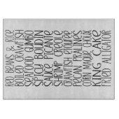 Louisiana Cajun Food Cajun Kitchen Snijplank (Voorkant)