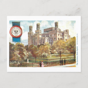 Louisiana Capitol met Zegel Briefkaart