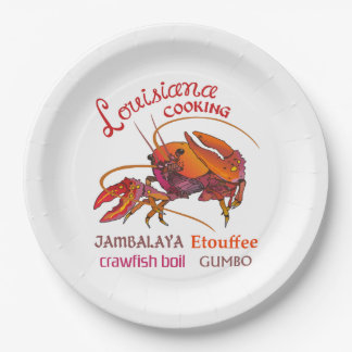 Louisiana Cooking Papieren Bordje