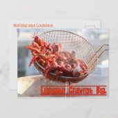 Louisiana Crawfish Boil Briefkaart (Voorkant / Achterkant)