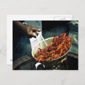 Louisiana Crawfish Briefkaart (Voorkant / Achterkant)