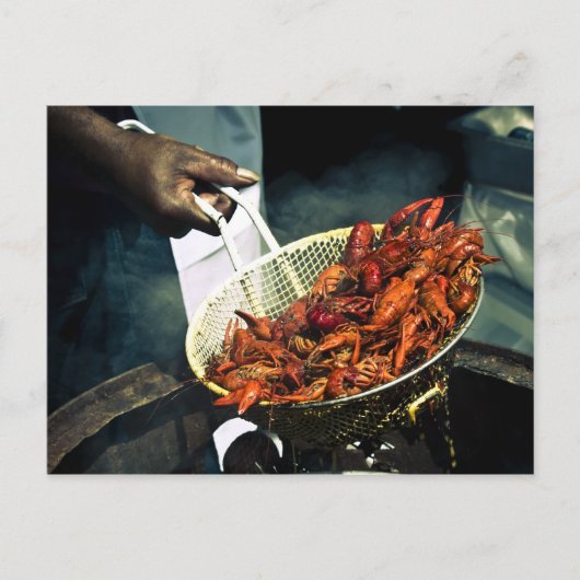 Louisiana Crawfish Briefkaart (Voorkant)