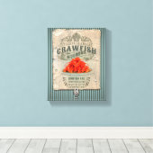 Louisiana Crawfish Canvas Afdruk (Insitu (Houten vloer))