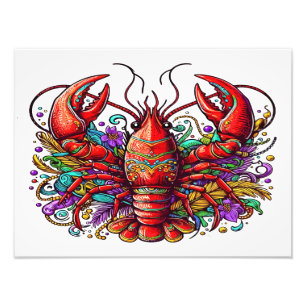 Louisiana Crawfish Foto Afdruk