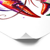 Louisiana Crawfish Foto Afdruk (Hoek)