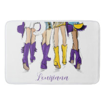 Louisiana Dames Mode Cowboy Boot Paarse Geel