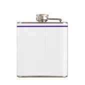 Louisiana Dames Mode Cowboy Boot Paarse Geel Heupfles (Achterkant)